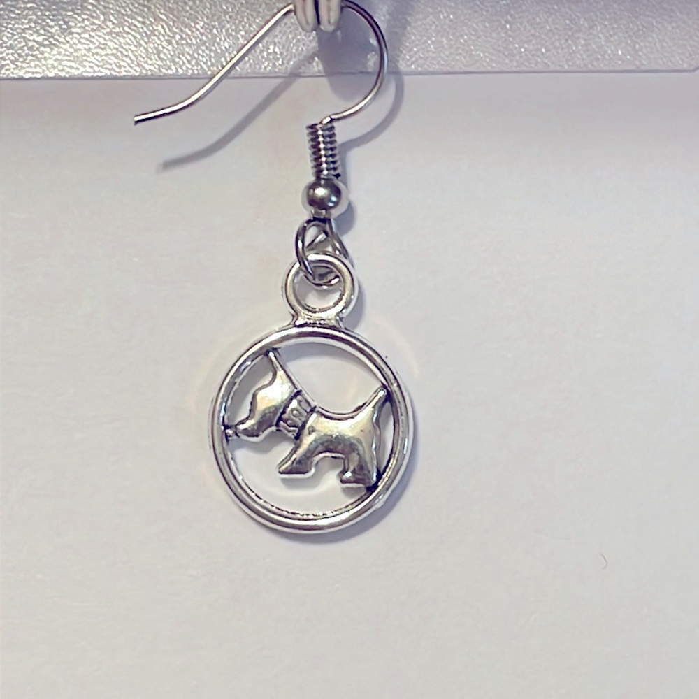 Puppy earrings
